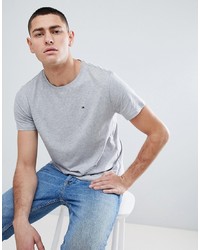 T-shirt à col rond gris Tommy Jeans