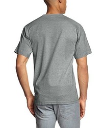 T-shirt à col rond gris Touchlines