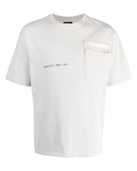 T-shirt à col rond gris VAL KRISTOPHE