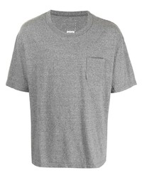 T-shirt à col rond gris VISVIM
