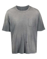 T-shirt à col rond gris VISVIM