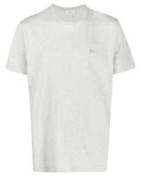 T-shirt à col rond gris Woolrich