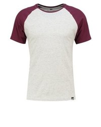T-shirt à col rond gris YOURTURN