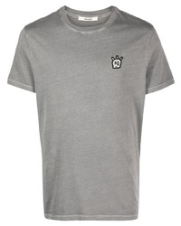 T-shirt à col rond gris Zadig & Voltaire