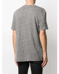 T-shirt à col rond gris Zadig & Voltaire