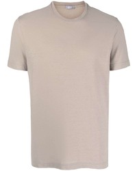T-shirt à col rond gris Zanone