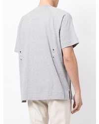 T-shirt à col rond gris Givenchy