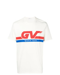 T-shirt à col rond imprimé beige Givenchy