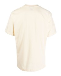 T-shirt à col rond imprimé beige MARKET