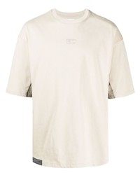 T-shirt à col rond imprimé beige Izzue