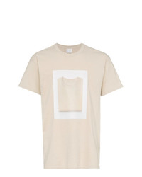 T-shirt à col rond imprimé beige Just A T-Shirt