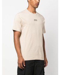 T-shirt à col rond imprimé beige Each X Other