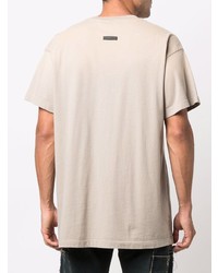 T-shirt à col rond imprimé beige Fear Of God