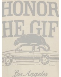 T-shirt à col rond imprimé beige HONOR THE GIFT