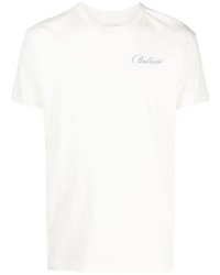 T-shirt à col rond imprimé beige Pendleton