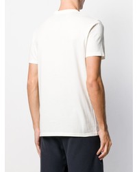 T-shirt à col rond imprimé beige MC2 Saint Barth