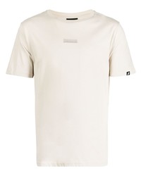 T-shirt à col rond imprimé beige SPORT b. by agnès b.