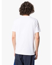 T-shirt à col rond imprimé blanc et bleu marine Polo Ralph Lauren