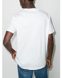 T-shirt à col rond imprimé blanc et bleu marine Polo Ralph Lauren