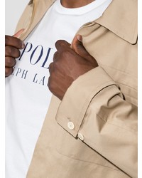 T-shirt à col rond imprimé blanc et bleu marine Polo Ralph Lauren