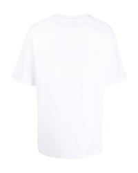T-shirt à col rond imprimé blanc et noir MARKET