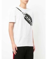 T-shirt à col rond imprimé blanc et noir GUILD PRIME