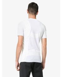 T-shirt à col rond imprimé blanc et noir Salomon S/Lab