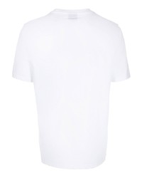 T-shirt à col rond imprimé blanc et noir PS Paul Smith