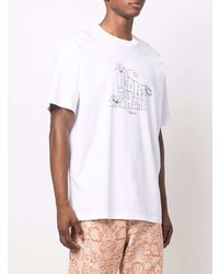 T-shirt à col rond imprimé blanc et noir Carhartt WIP
