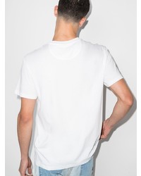 T-shirt à col rond imprimé blanc et noir Valentino