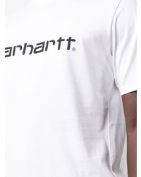 T-shirt à col rond imprimé blanc et noir Carhartt WIP