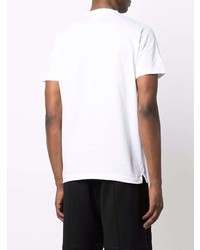 T-shirt à col rond imprimé blanc et noir DSQUARED2