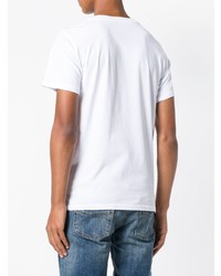 T-shirt à col rond imprimé blanc et noir Zadig & Voltaire