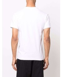 T-shirt à col rond imprimé blanc et rouge Comme Des Garcons SHIRT