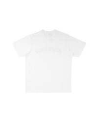 T-shirt à col rond imprimé blanc et rouge Supreme