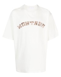 T-shirt à col rond imprimé blanc 1989 STUDIO
