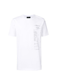 T-shirt à col rond imprimé blanc 3.1 Phillip Lim