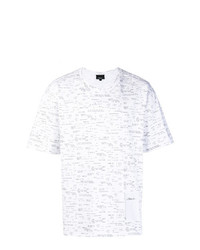 T-shirt à col rond imprimé blanc 3.1 Phillip Lim