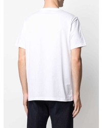 T-shirt à col rond imprimé blanc PS Paul Smith