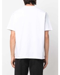 T-shirt à col rond imprimé blanc Levi's