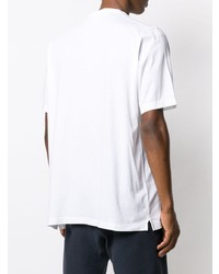 T-shirt à col rond imprimé blanc DSQUARED2