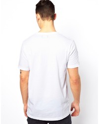 T-shirt à col rond imprimé blanc A Question Of