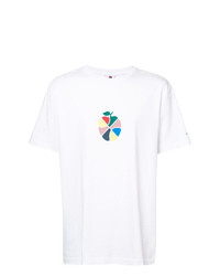 T-shirt à col rond imprimé blanc Aimé Leon Dore