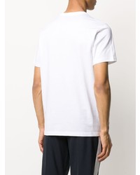 T-shirt à col rond imprimé blanc PS Paul Smith