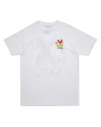 T-shirt à col rond imprimé blanc Anti Social Social Club