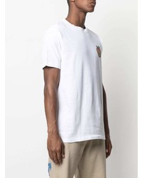 T-shirt à col rond imprimé blanc Off-White