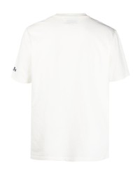 T-shirt à col rond imprimé blanc MC2 Saint Barth