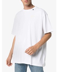 T-shirt à col rond imprimé blanc Off-White