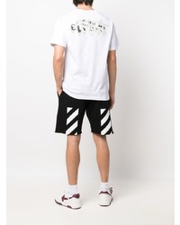 T-shirt à col rond imprimé blanc Off-White