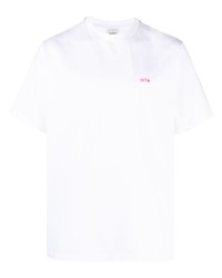 T-shirt à col rond imprimé blanc ARTE
